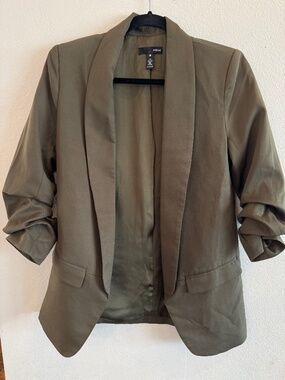 Aqua Olive Green Blazer XS
